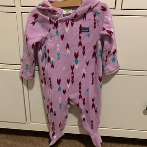 Patagonia infant micro D fleece bunting winter